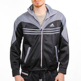 Adidas Retro Sportjacke - Farbe: Black - Größe: M - VintageR2